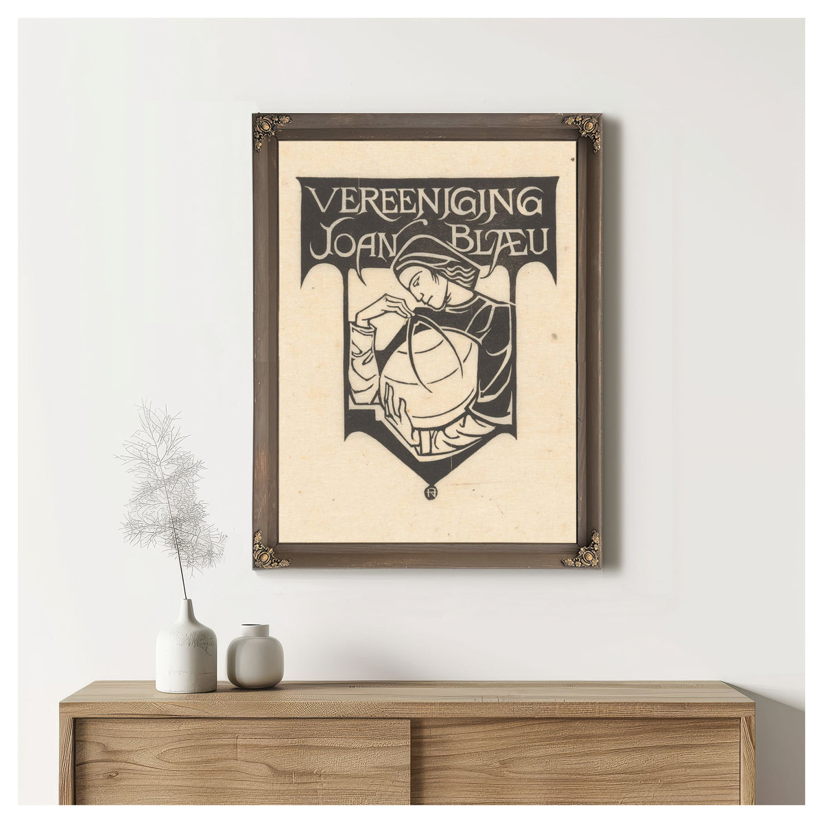 Ex Libris van de Vereeniging Joan By Roland Holst