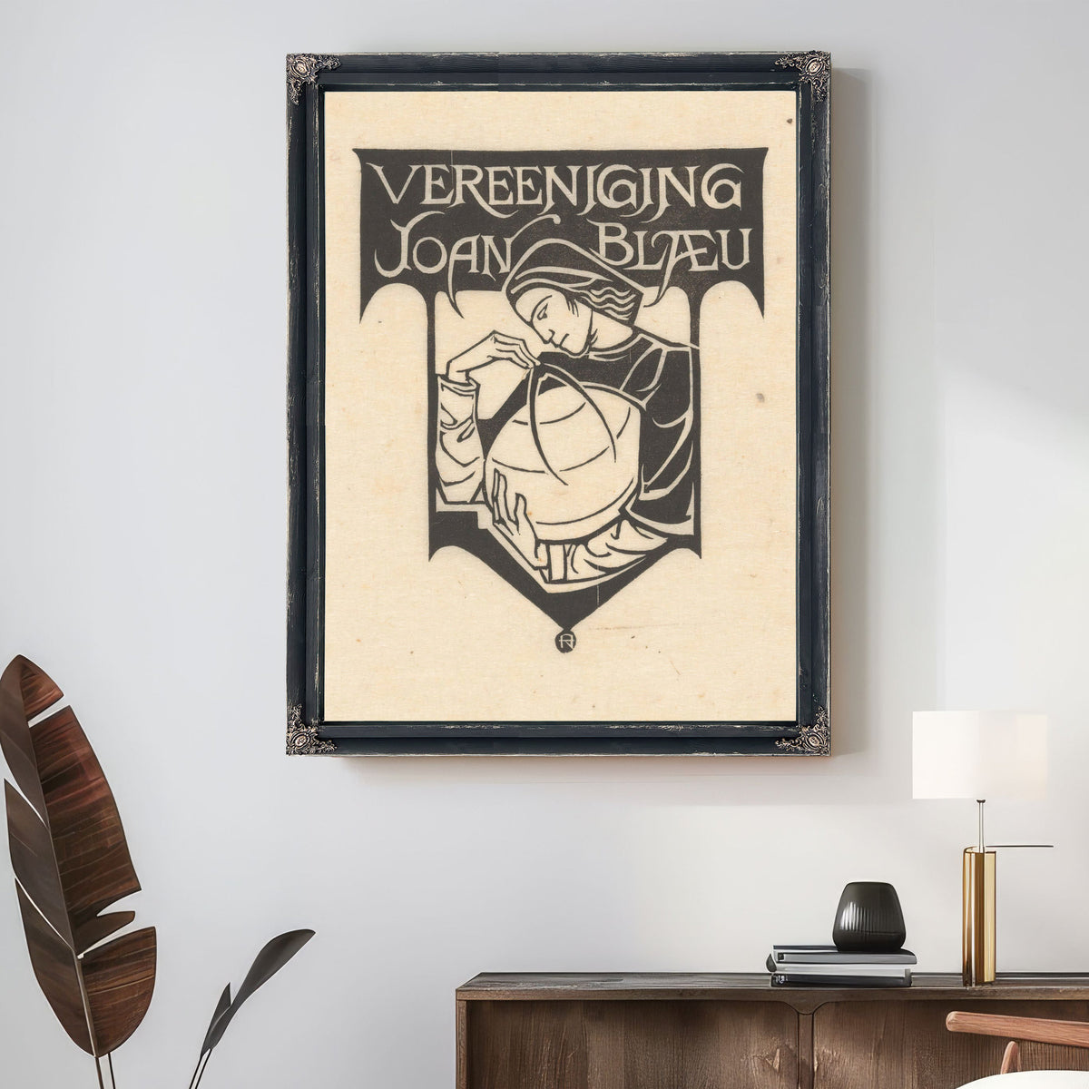 Ex Libris van de Vereeniging Joan By Roland Holst
