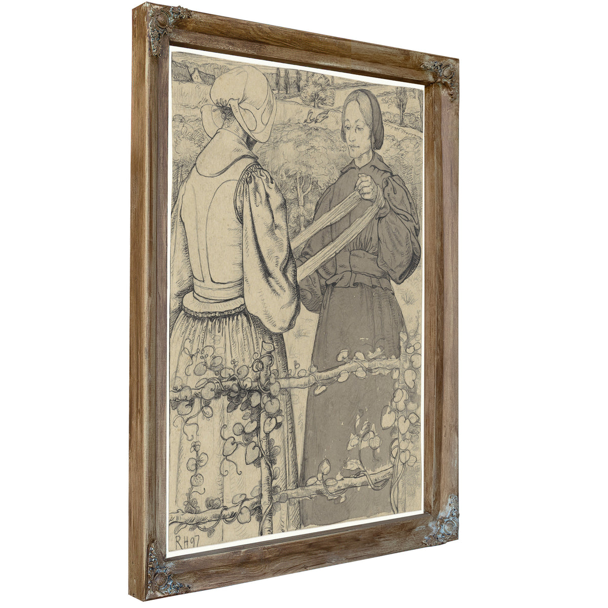 Huizer Meisjes Die Garen Winden 1 By Roland Holst