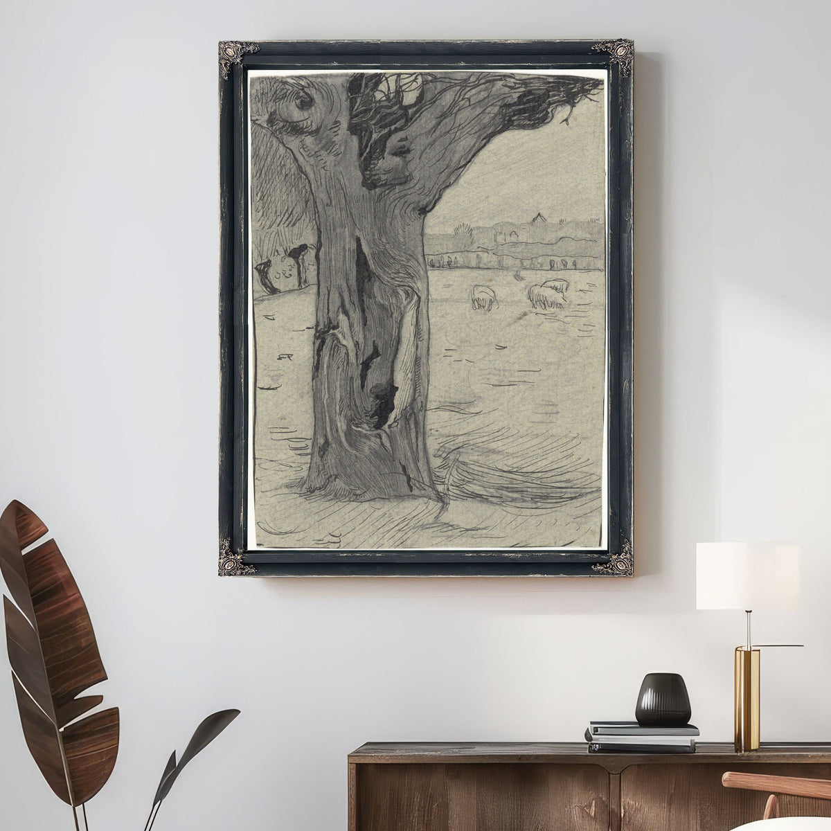 Knotwilg Een Weidelandschap By Roland Holst