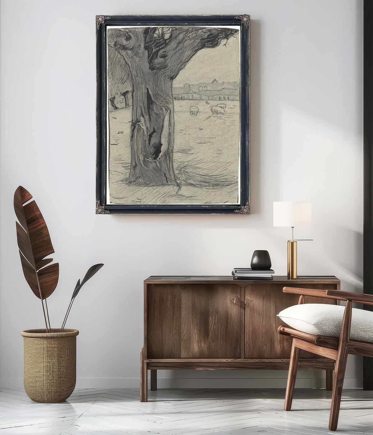 Knotwilg Een Weidelandschap By Roland Holst