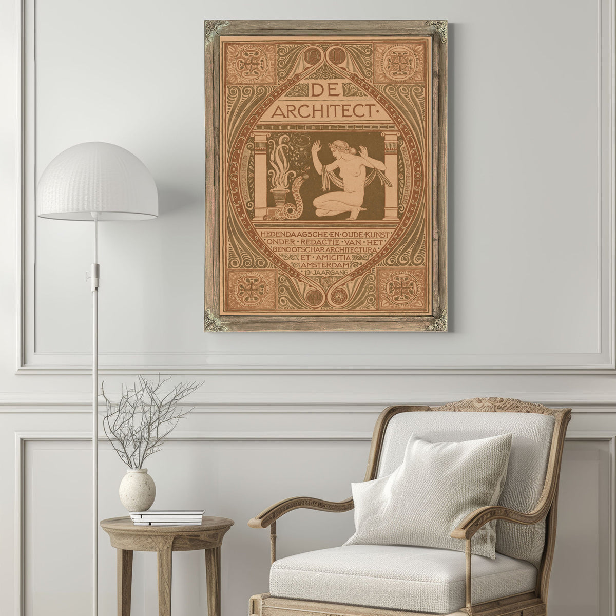 Omslagontwerp Voor de Architect By Roland Holst