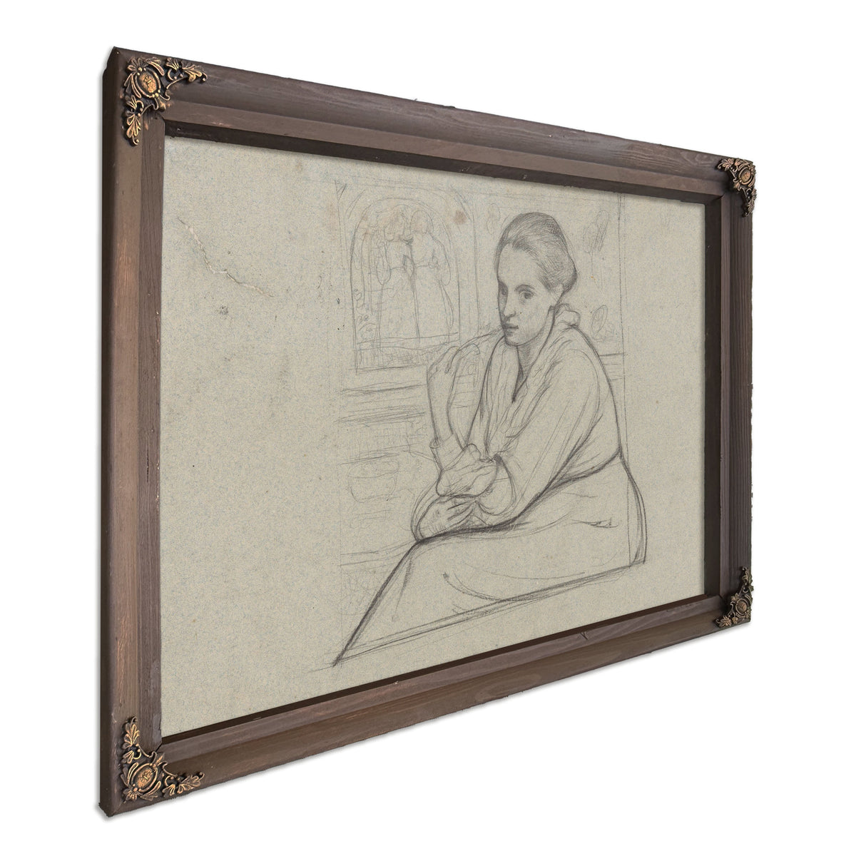 Portret van Henriette Roland Holst van By Roland Holst