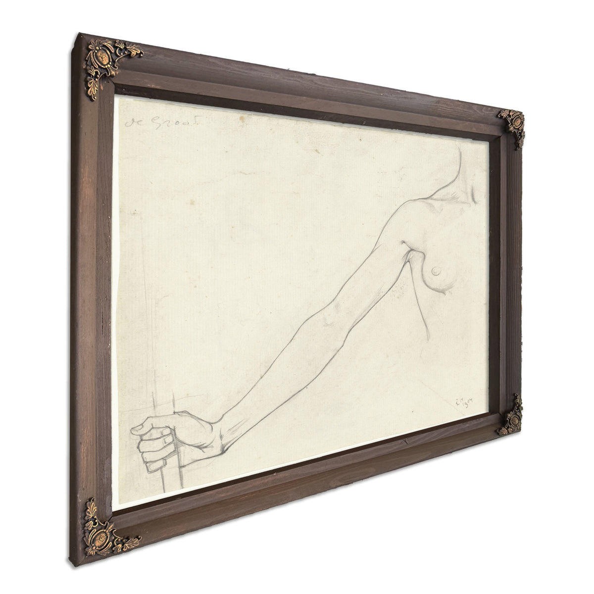 Rechterarm En Borst van Een Vrouw By Roland Holst