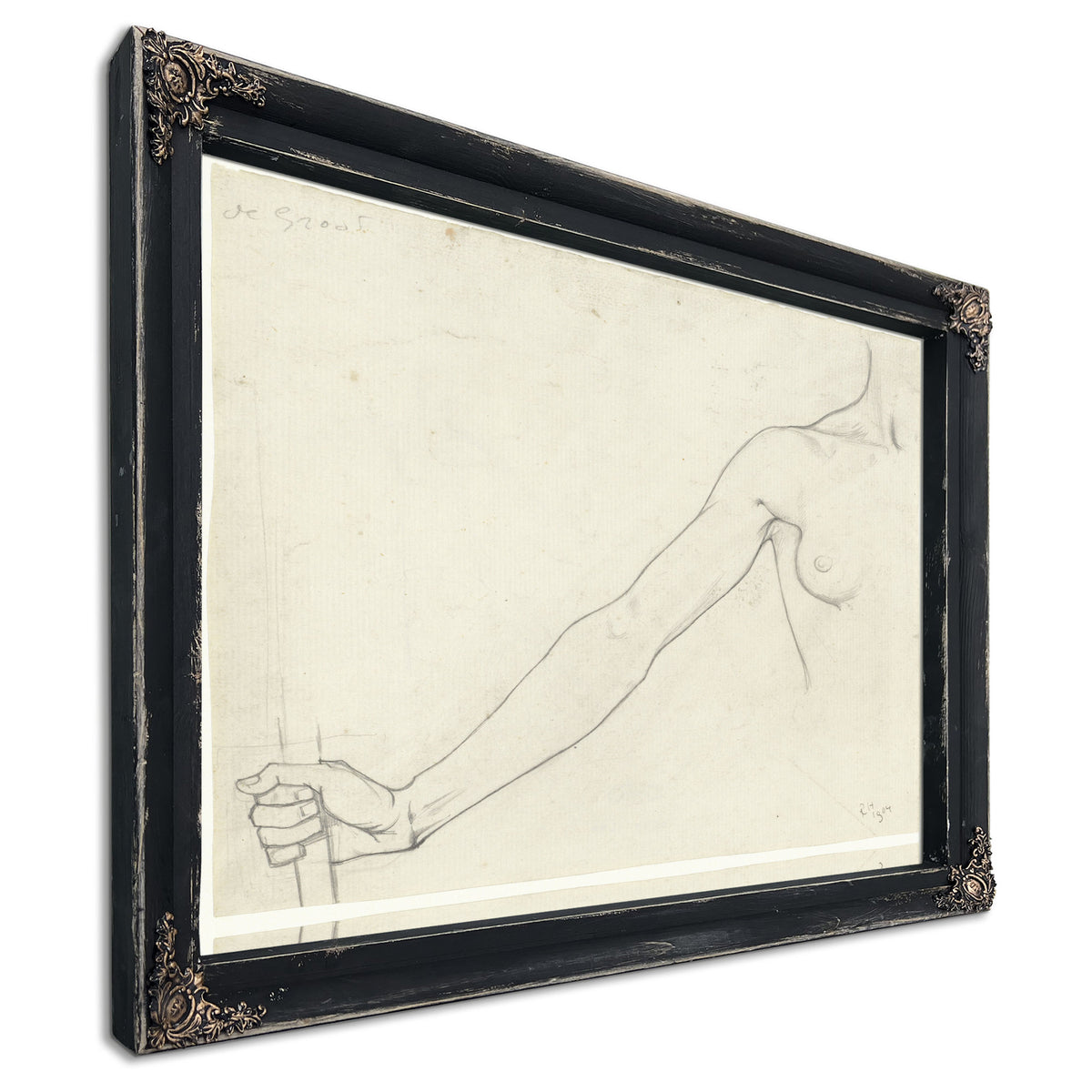 Rechterarm En Borst van Een Vrouw By Roland Holst