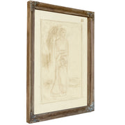Staande Vrouw En Kind Een Landschap By Roland Holst
