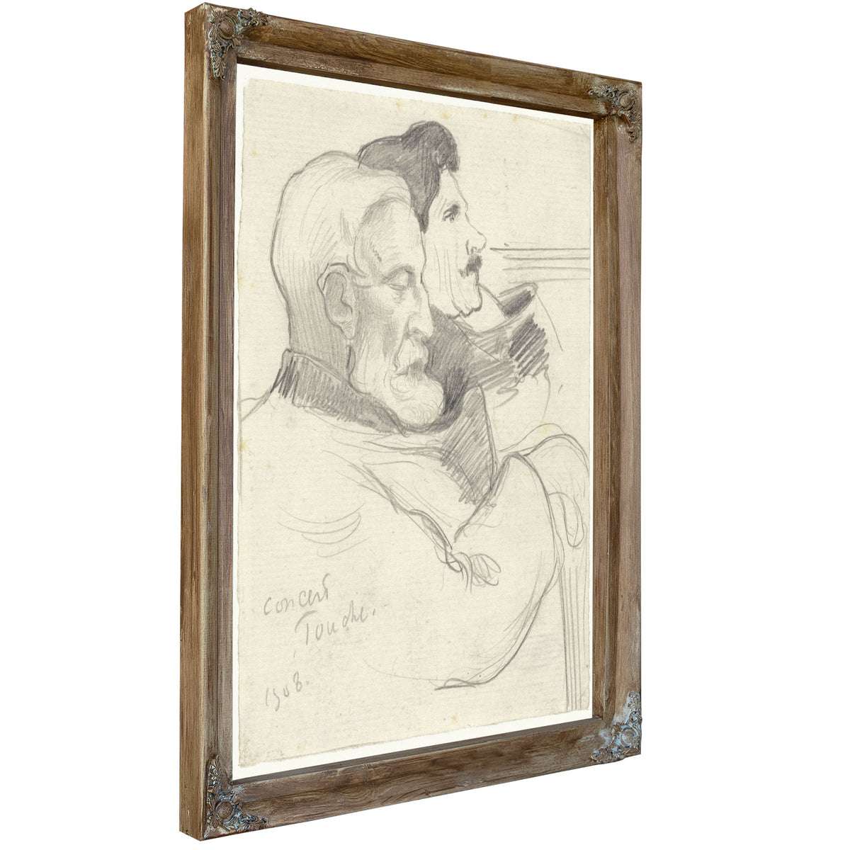 Twee Concertbezoekers de Muziekzaal By Roland Holst