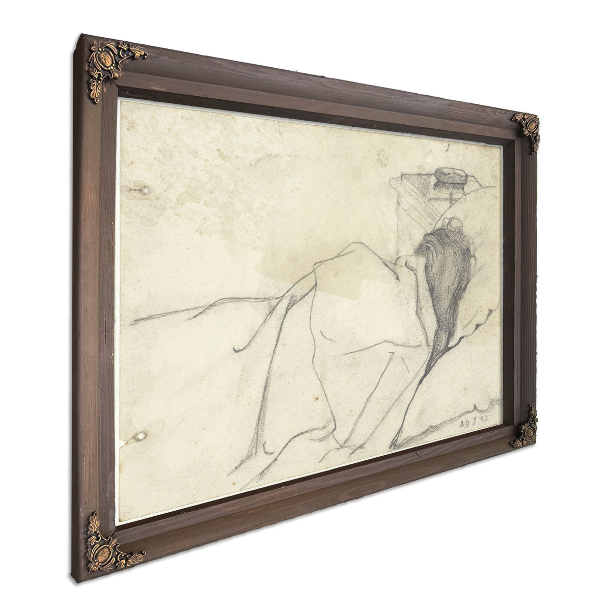 Vrouw van Richard Roland Holst Bed Met By Roland Holst