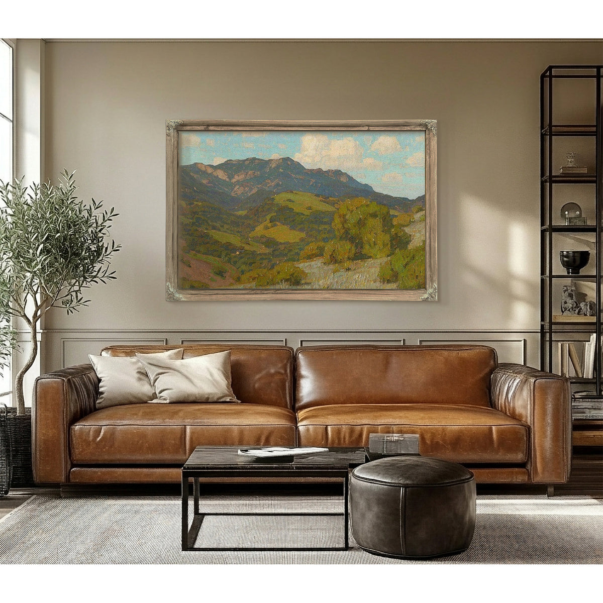 Rolling Hills California 1910 By William Wendt