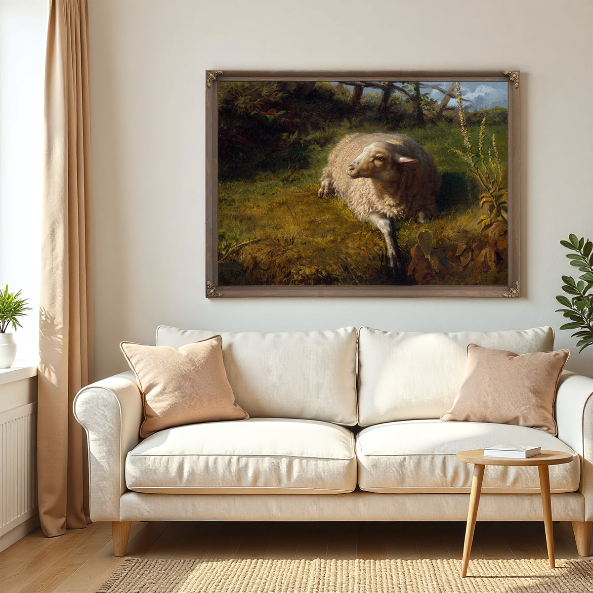 A Sheep Rest By Rosa Bonheur