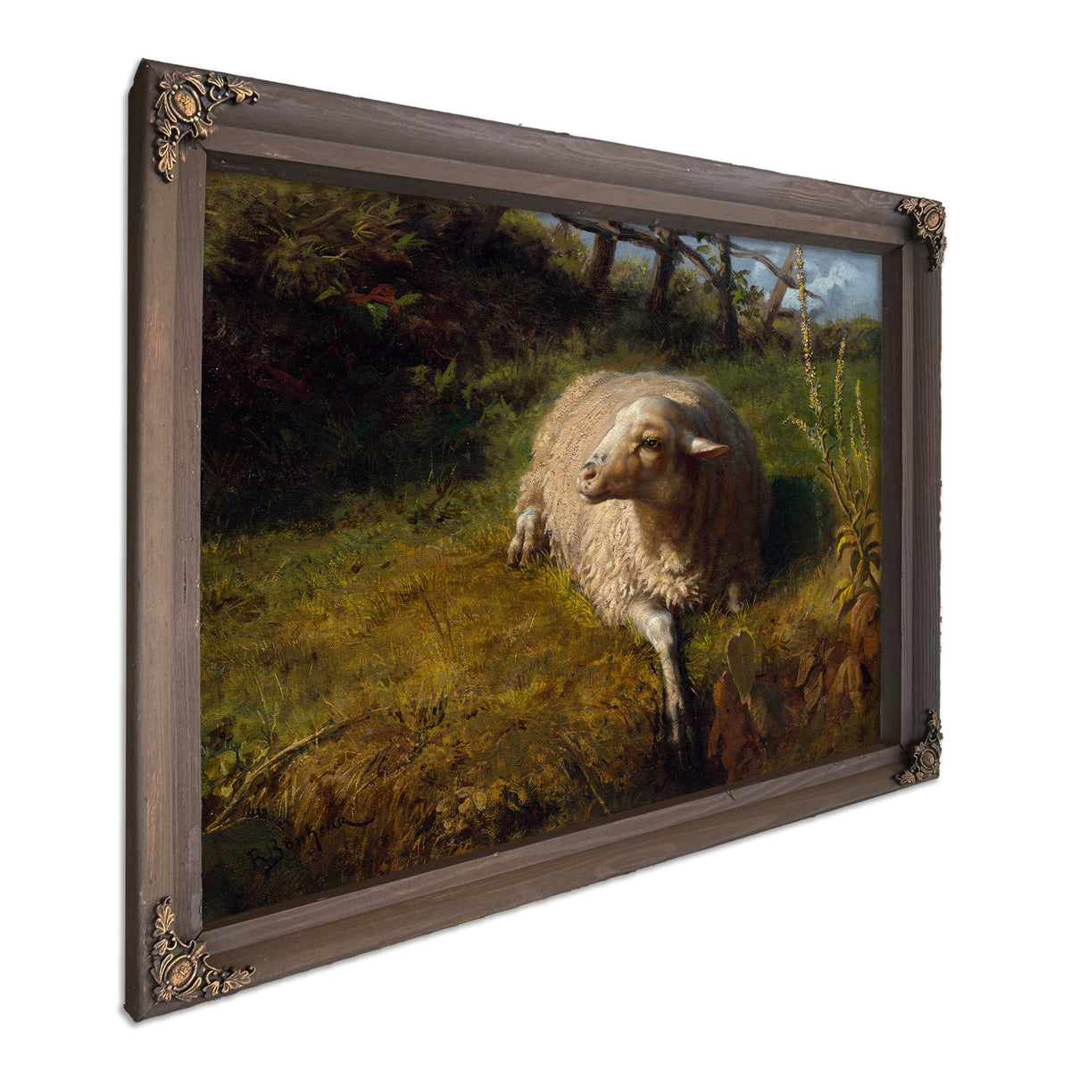 A Sheep Rest By Rosa Bonheur