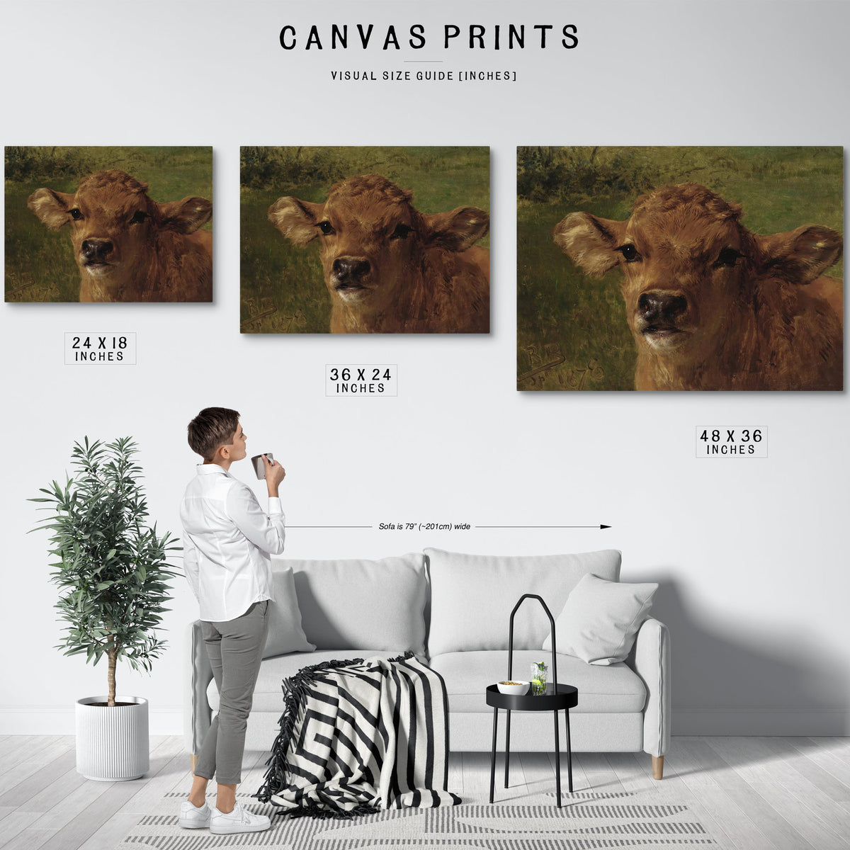 Head a Calf By Rosa Bonheur