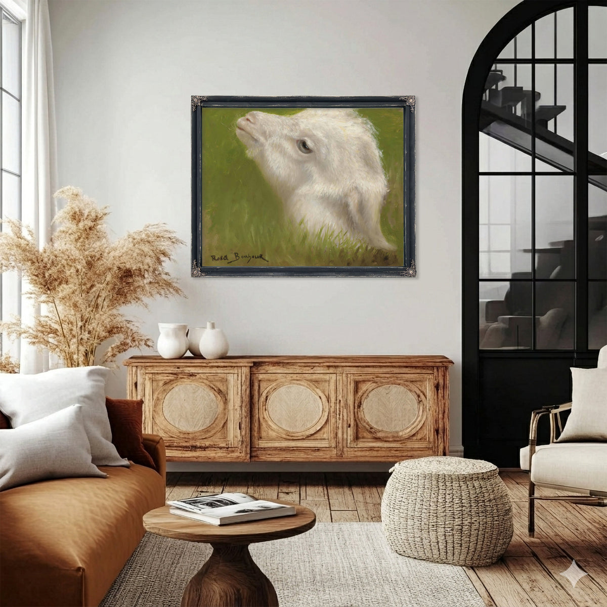 Head a Lamb By Rosa Bonheur