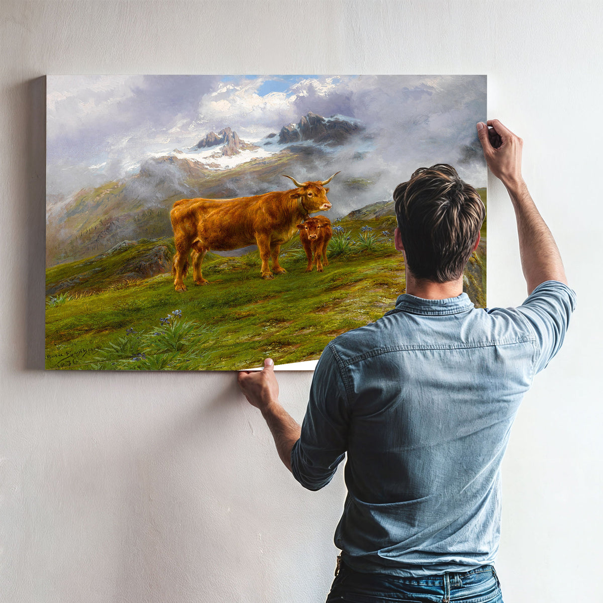 Highland Cattle By Rosa Bonheur