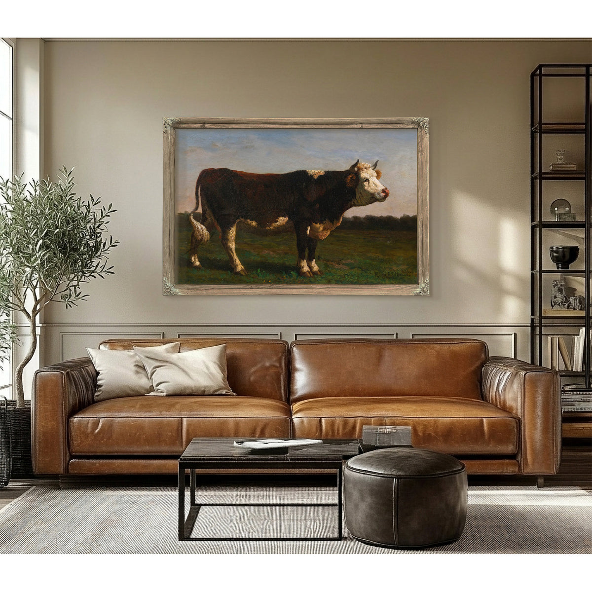 King the Herd By Rosa Bonheur
