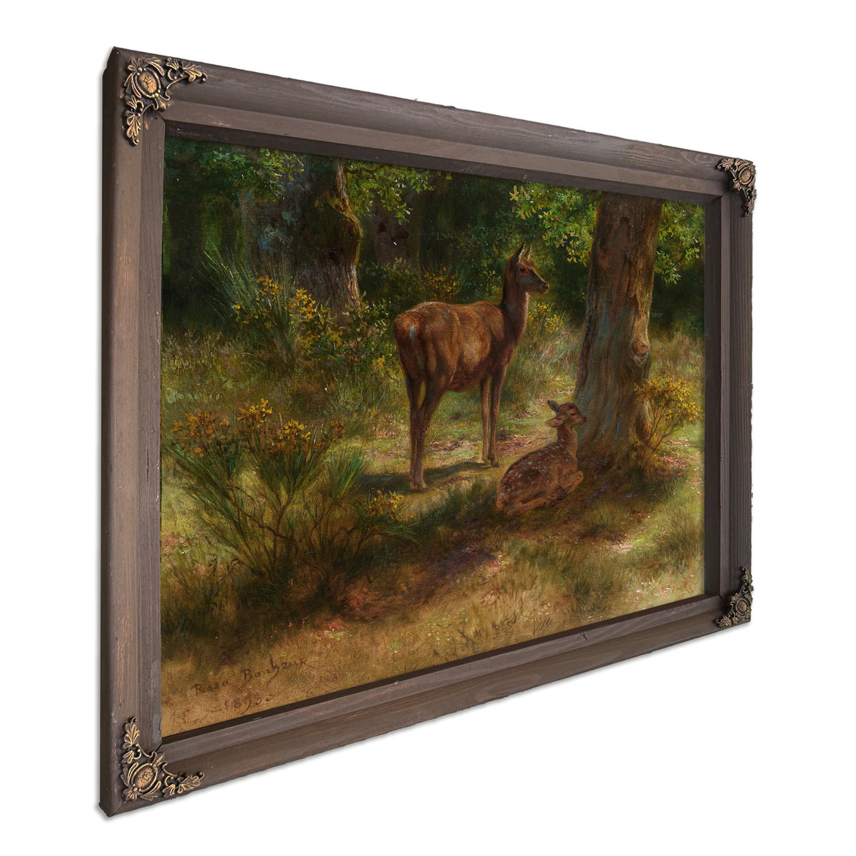 Les Cerfs et Les Fauves Dans Un Bois By Rosa Bonheur