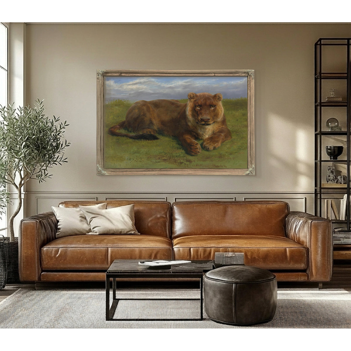 Lioness Rest By Rosa Bonheur