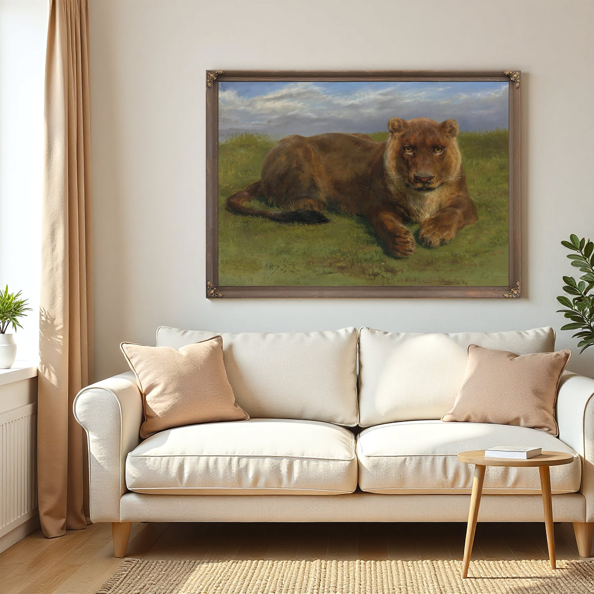 Lioness Rest By Rosa Bonheur