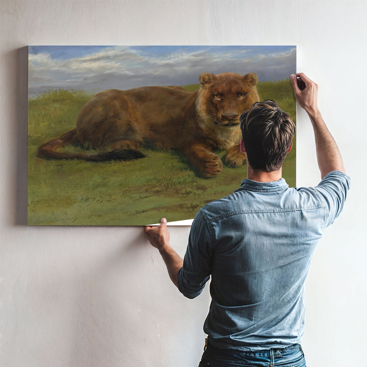 Lioness Rest By Rosa Bonheur