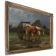Oxen Pulling Cart By Rosa Bonheur