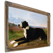 Portrait a Mastiff Labrador a By Rosa Bonheur