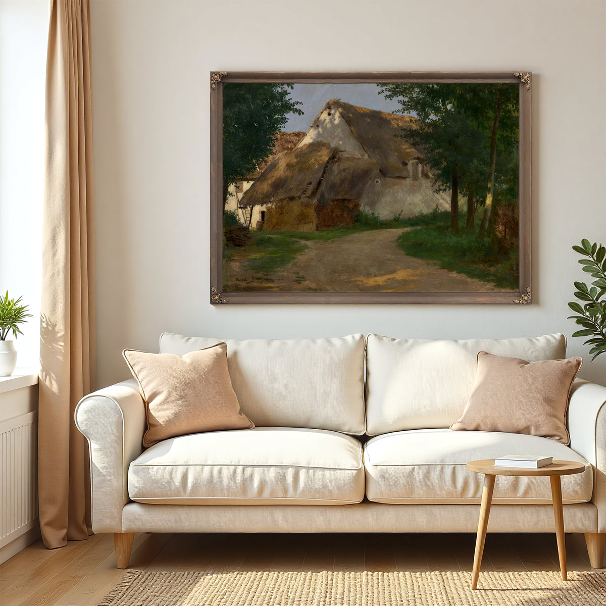 The Farm the Entrance the Wood By Rosa Bonheur