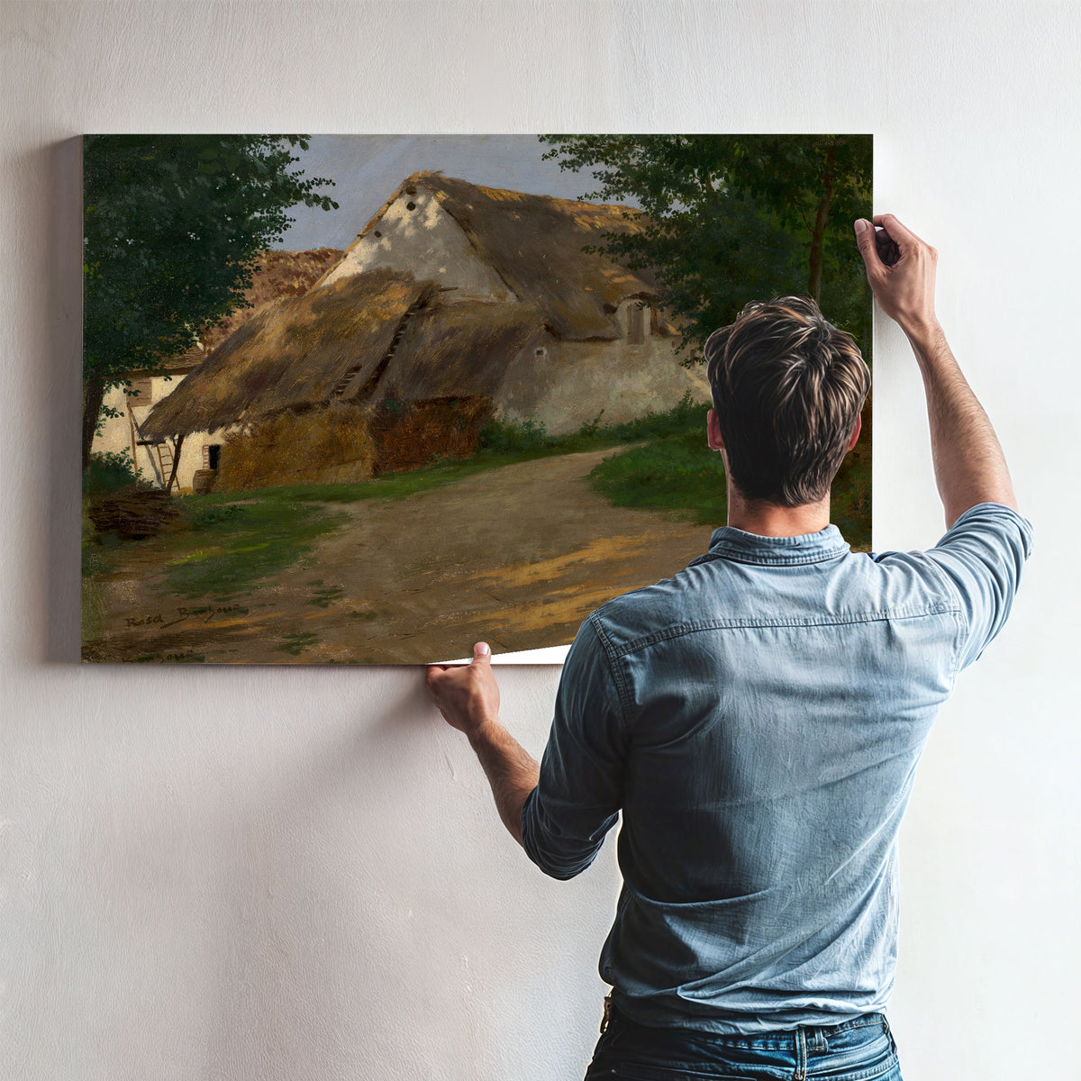 The Farm the Entrance the Wood By Rosa Bonheur
