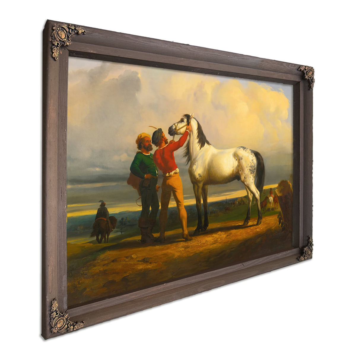 The Grey Horse the Horse Fair By Rosa Bonheur