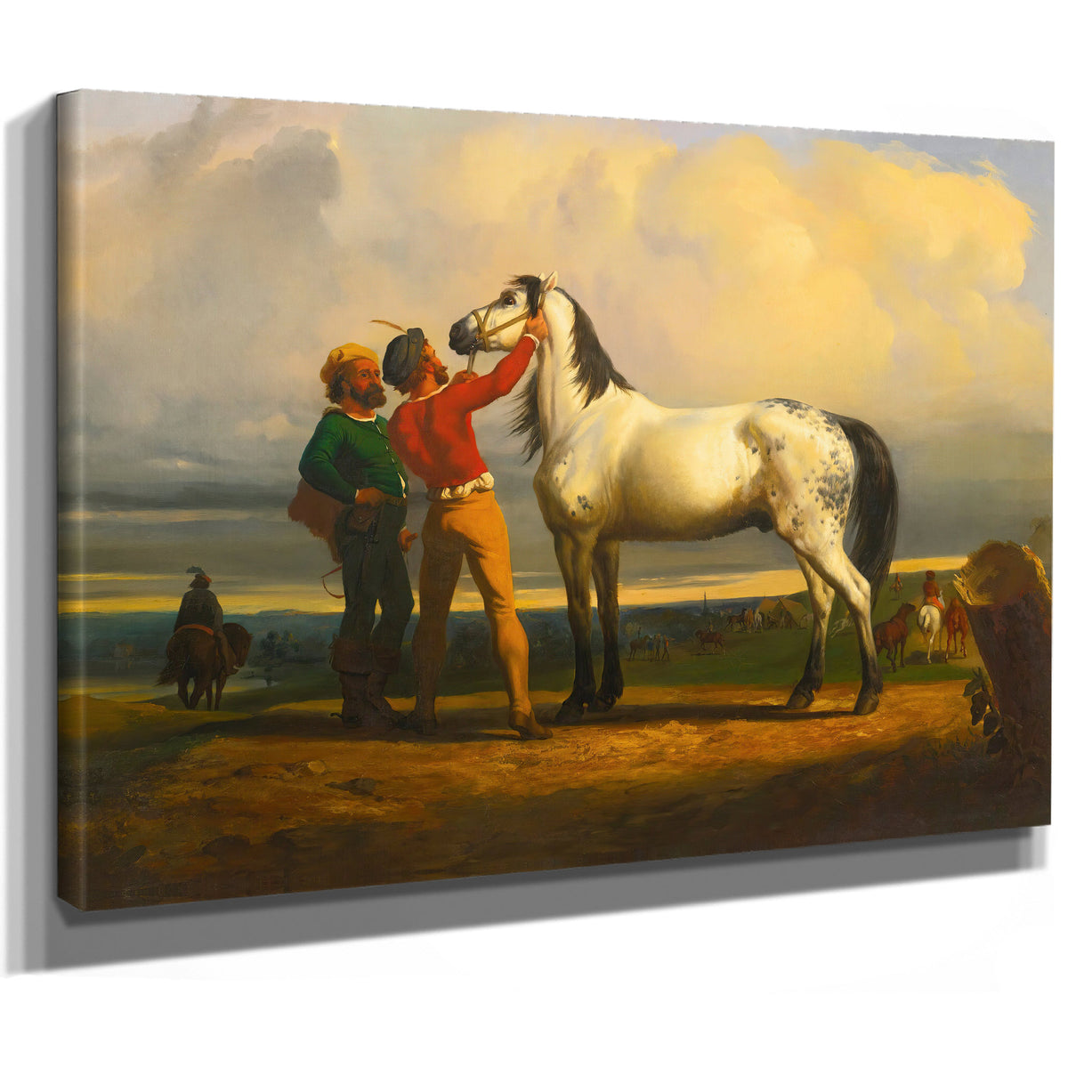 The Grey Horse the Horse Fair By Rosa Bonheur