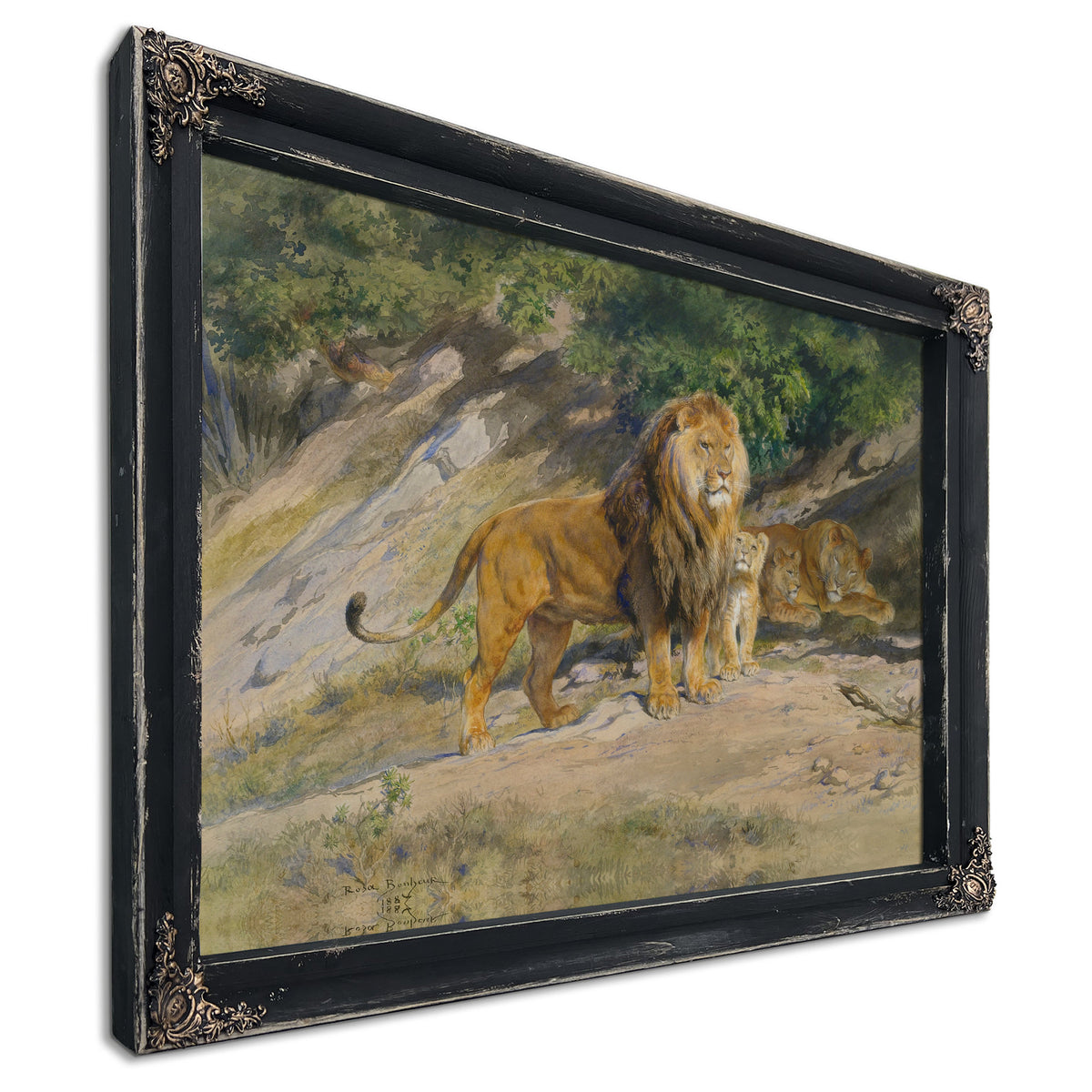 The King Watches By Rosa Bonheur
