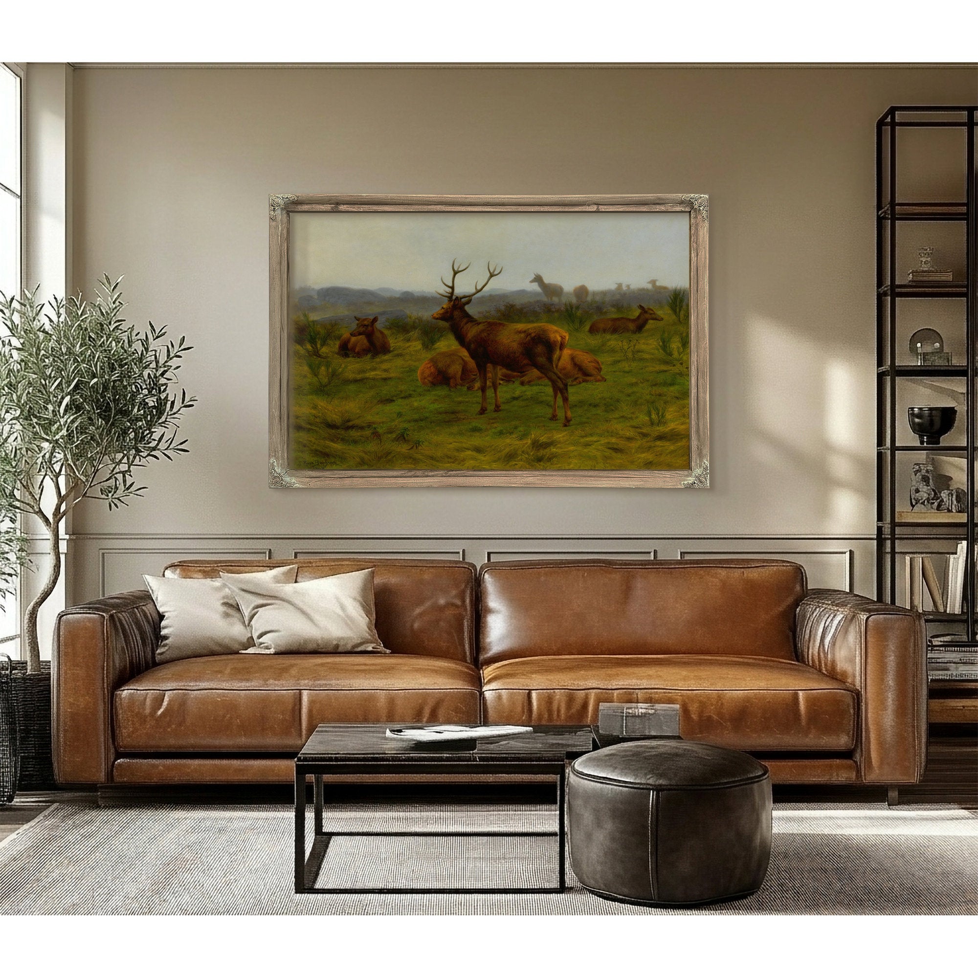 The Monarch the Herd By Rosa Bonheur