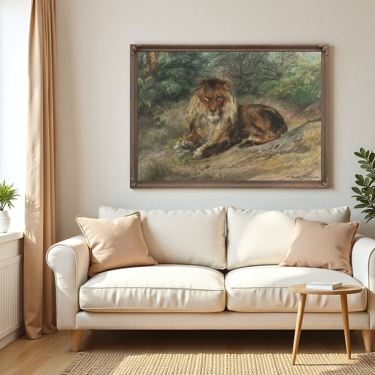 The Old Monarch By Rosa Bonheur