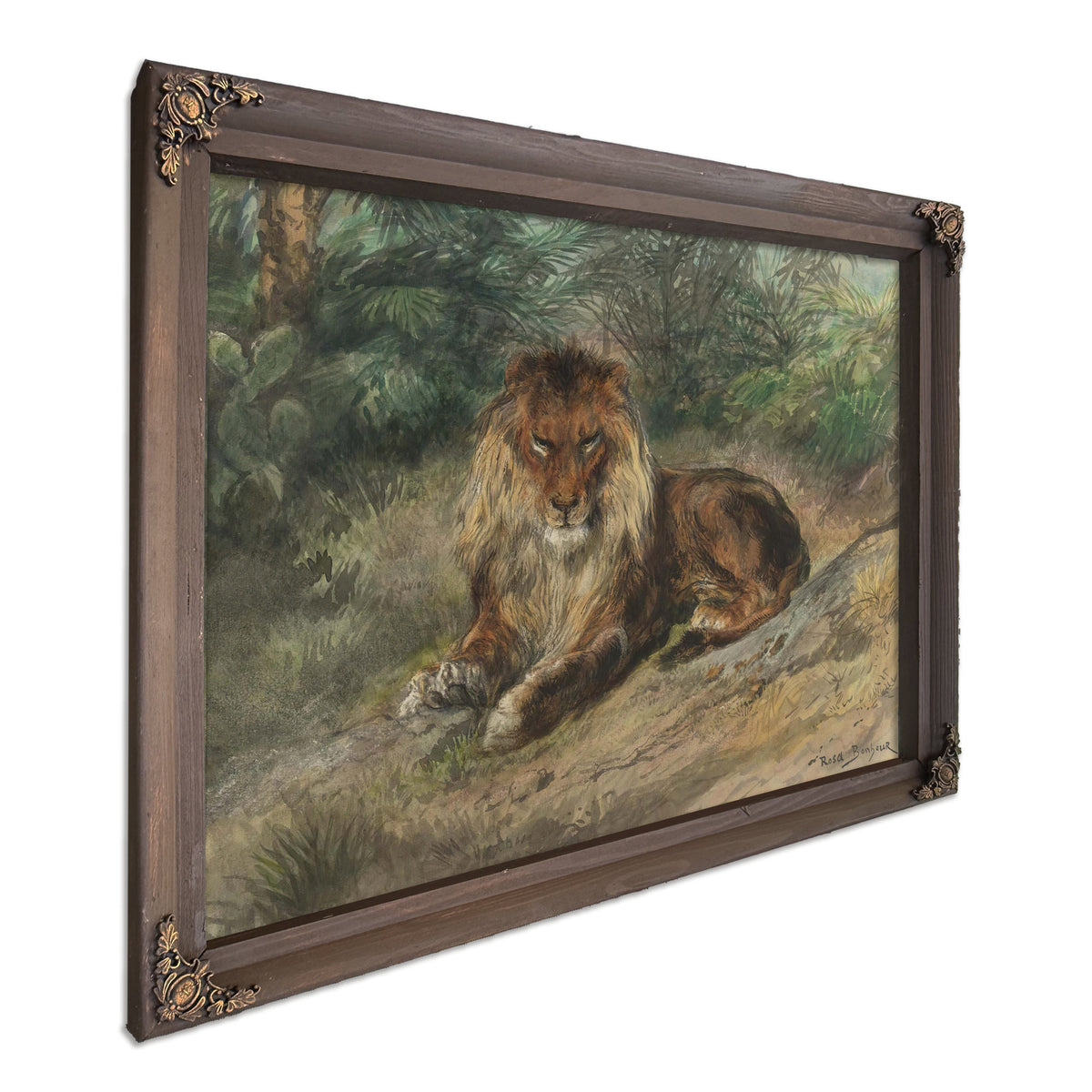 The Old Monarch By Rosa Bonheur