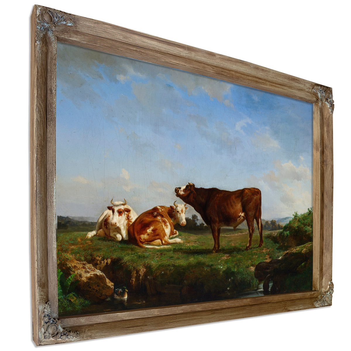 Trois Vaches Au Paturage By Rosa Bonheur