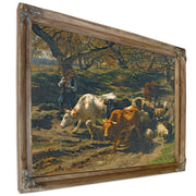 Un Berger Avec Son Troupeau By Rosa Bonheur