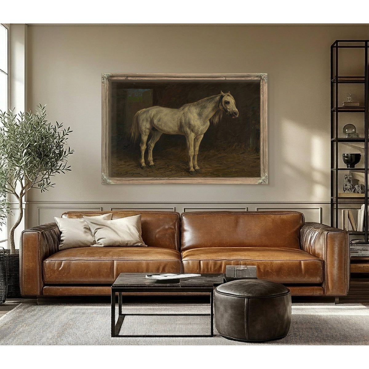 White Horse By Rosa Bonheur