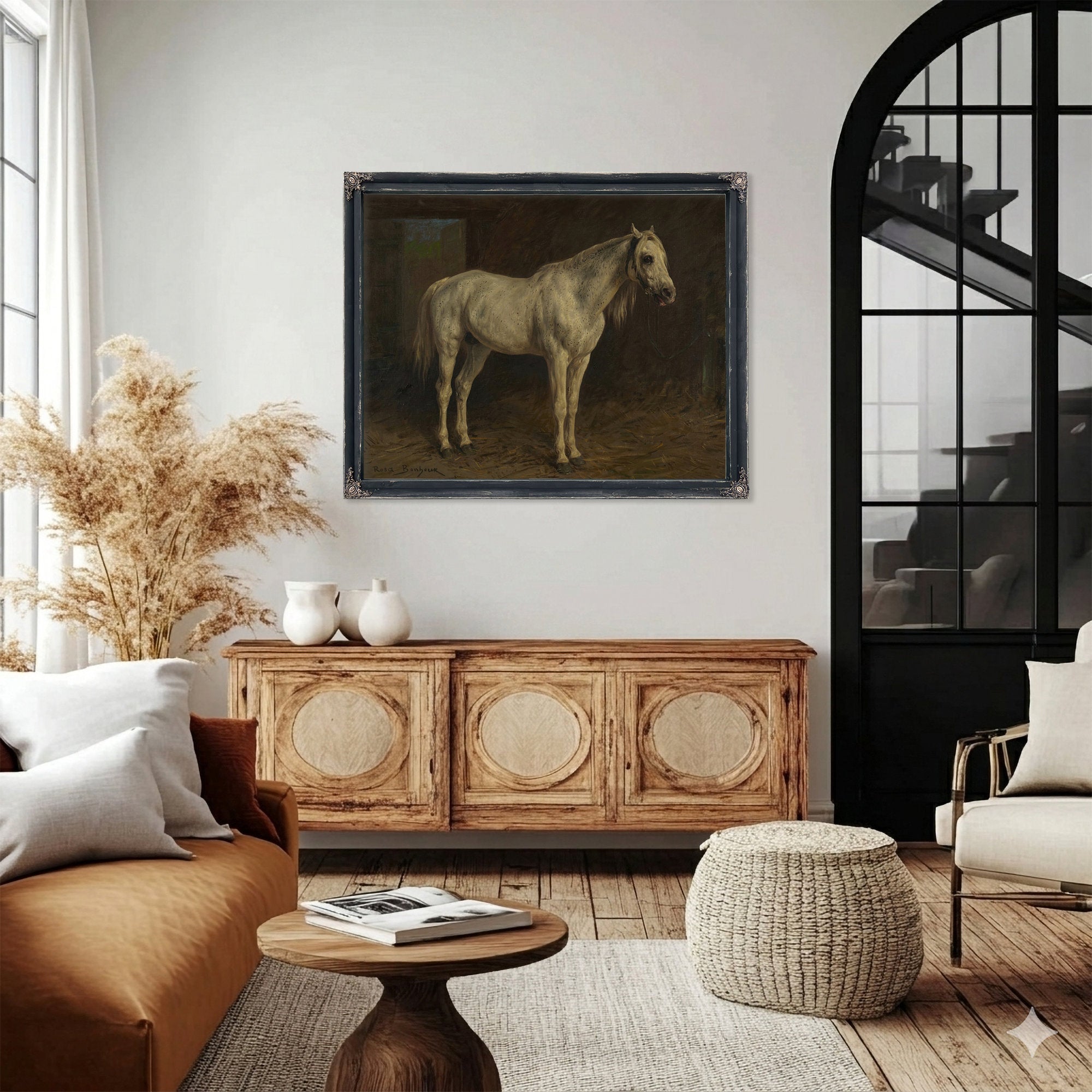 White Horse By Rosa Bonheur