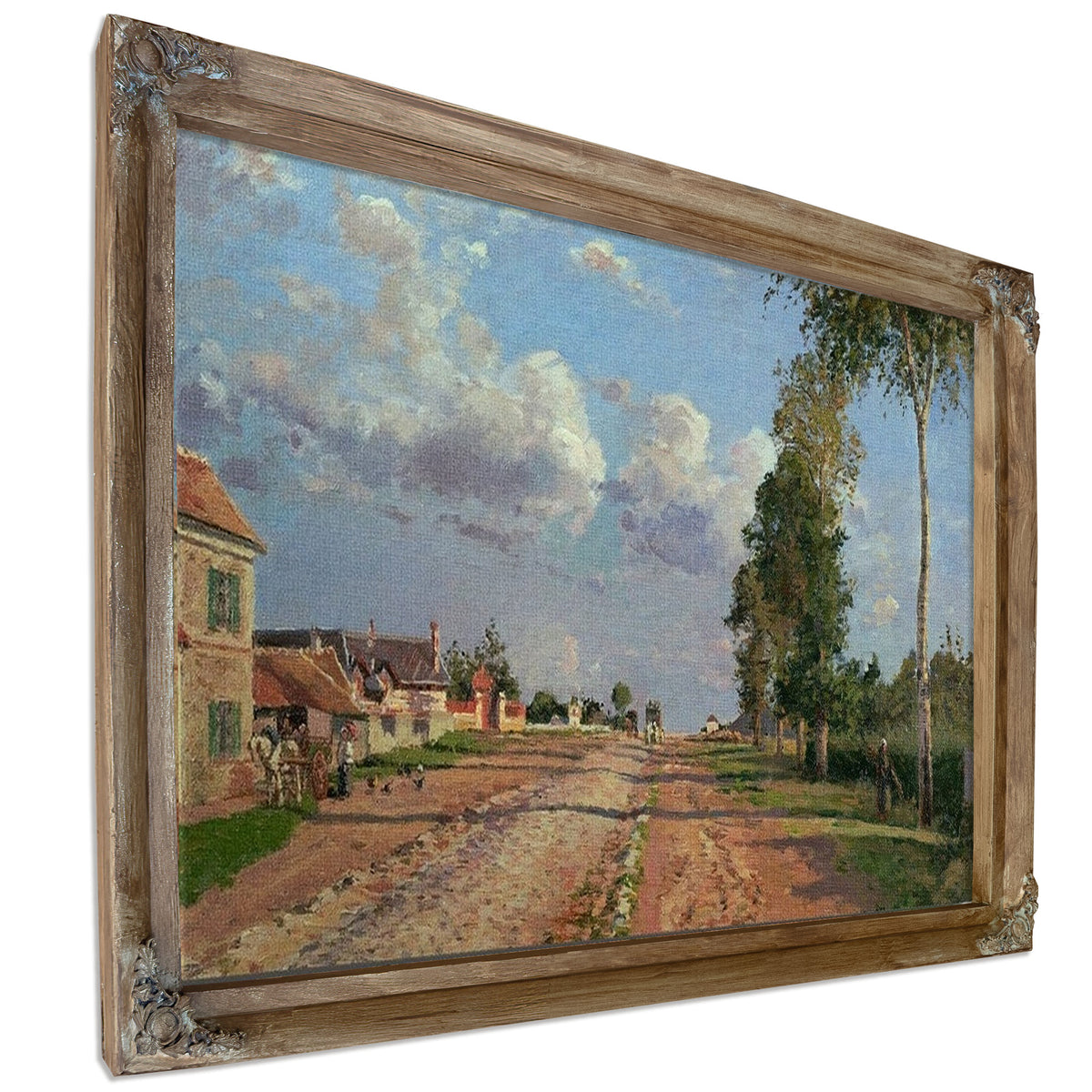 Route De Versailles Rocquencourt By Camille Pissarro