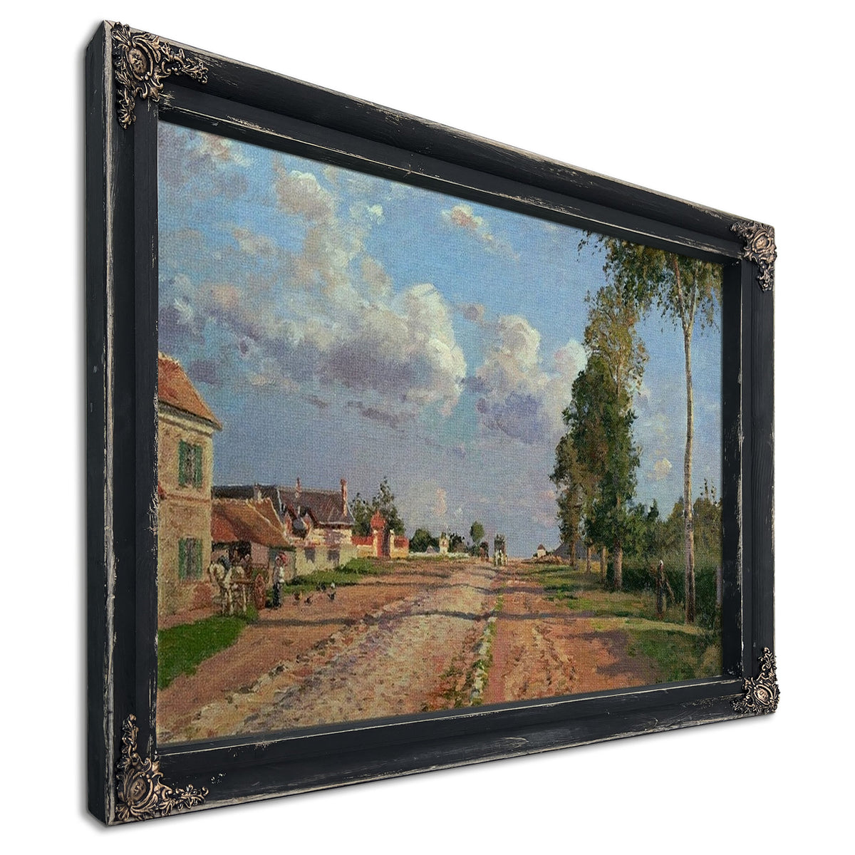 Route De Versailles Rocquencourt By Camille Pissarro