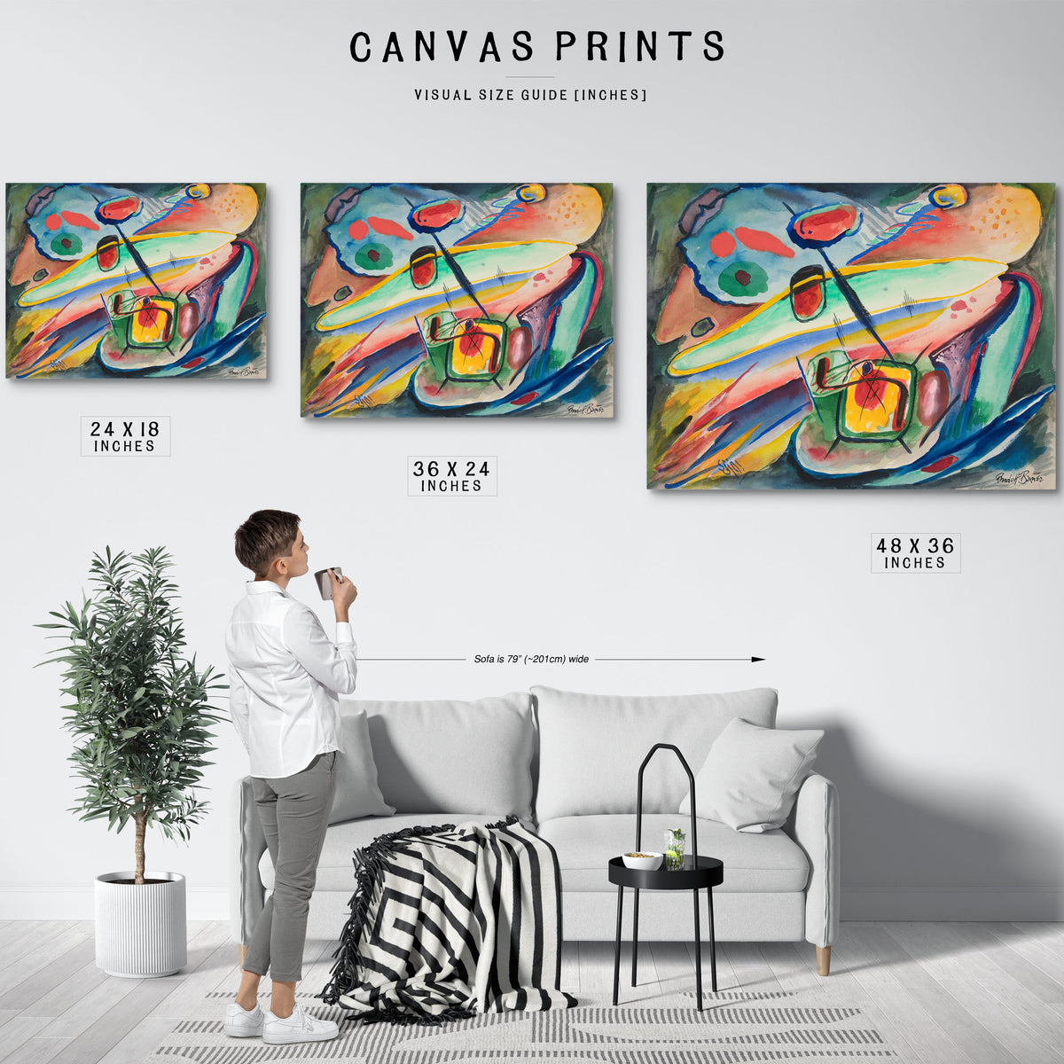 Untitled Abstract Forms 2 By Rudolf Bauer