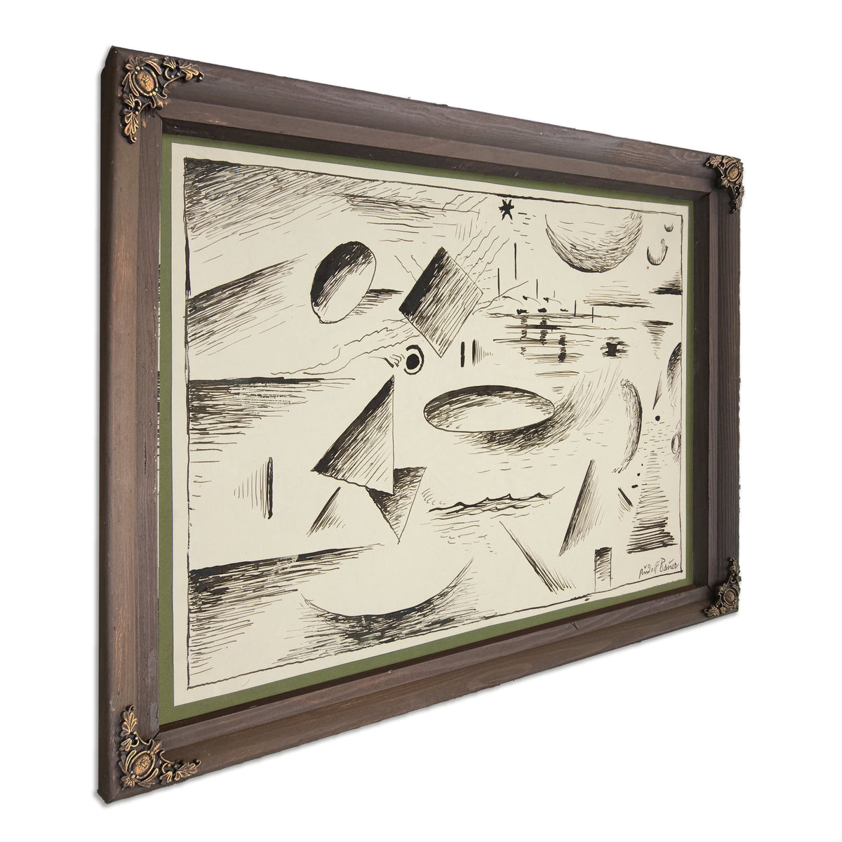 Untitled Abstract Forms 3 By Rudolf Bauer