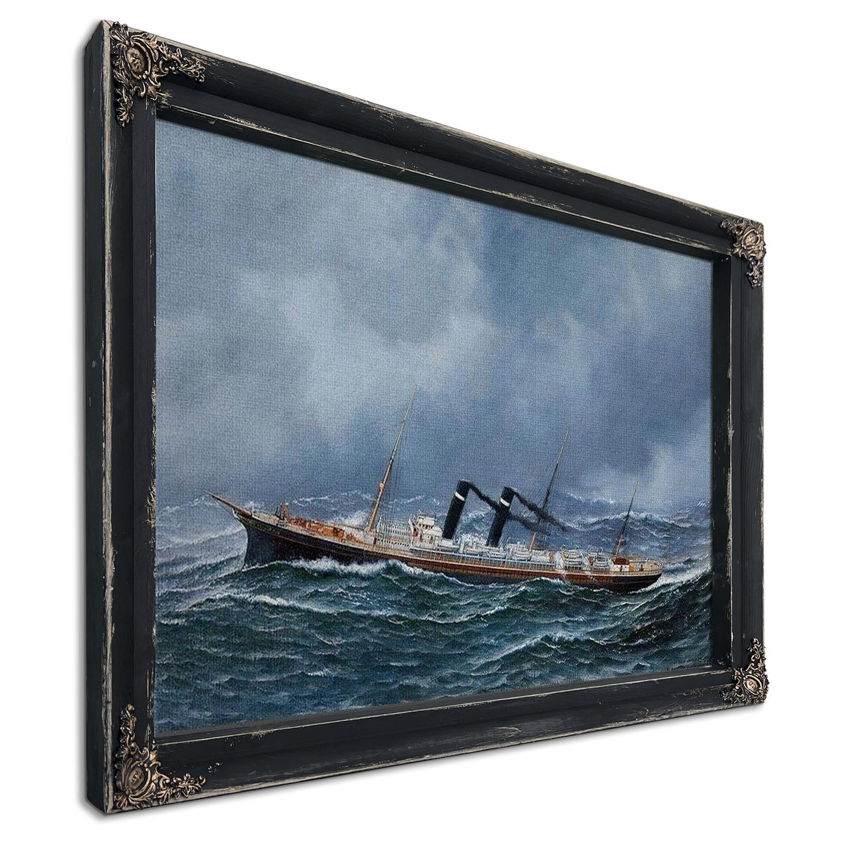 S.S. New York At Sea 1905 By Antonio Jacobsen