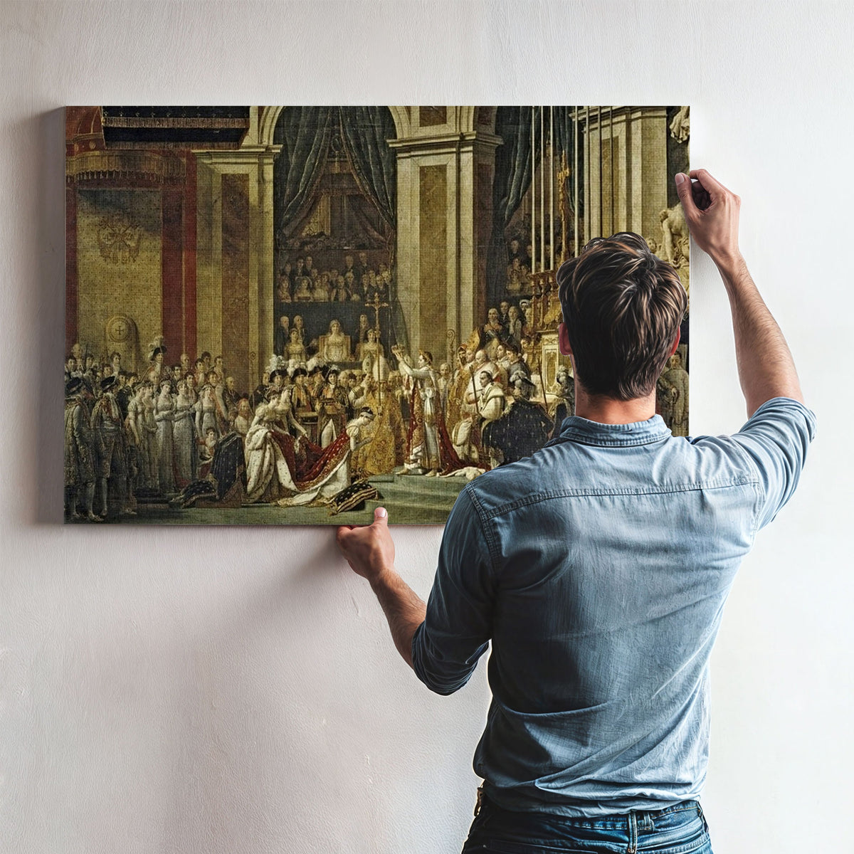 Sacre De L'empereur Napoleon Et Couronnement De L'imperatrice Josephine A Notre Dame, Le 2 Decembre 1804 By Jacques Louis David