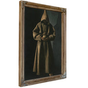 Saint Francis Of Assisi In His Tomb By Francisco De Zurbaran