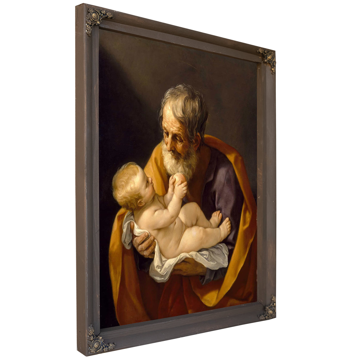 Saint Joseph And The Christ Child by Guido Reni