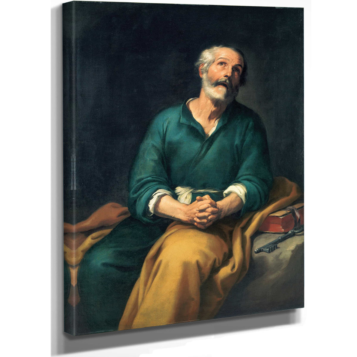 Saint Peter In Tears by Bartolome Esteban Murillo