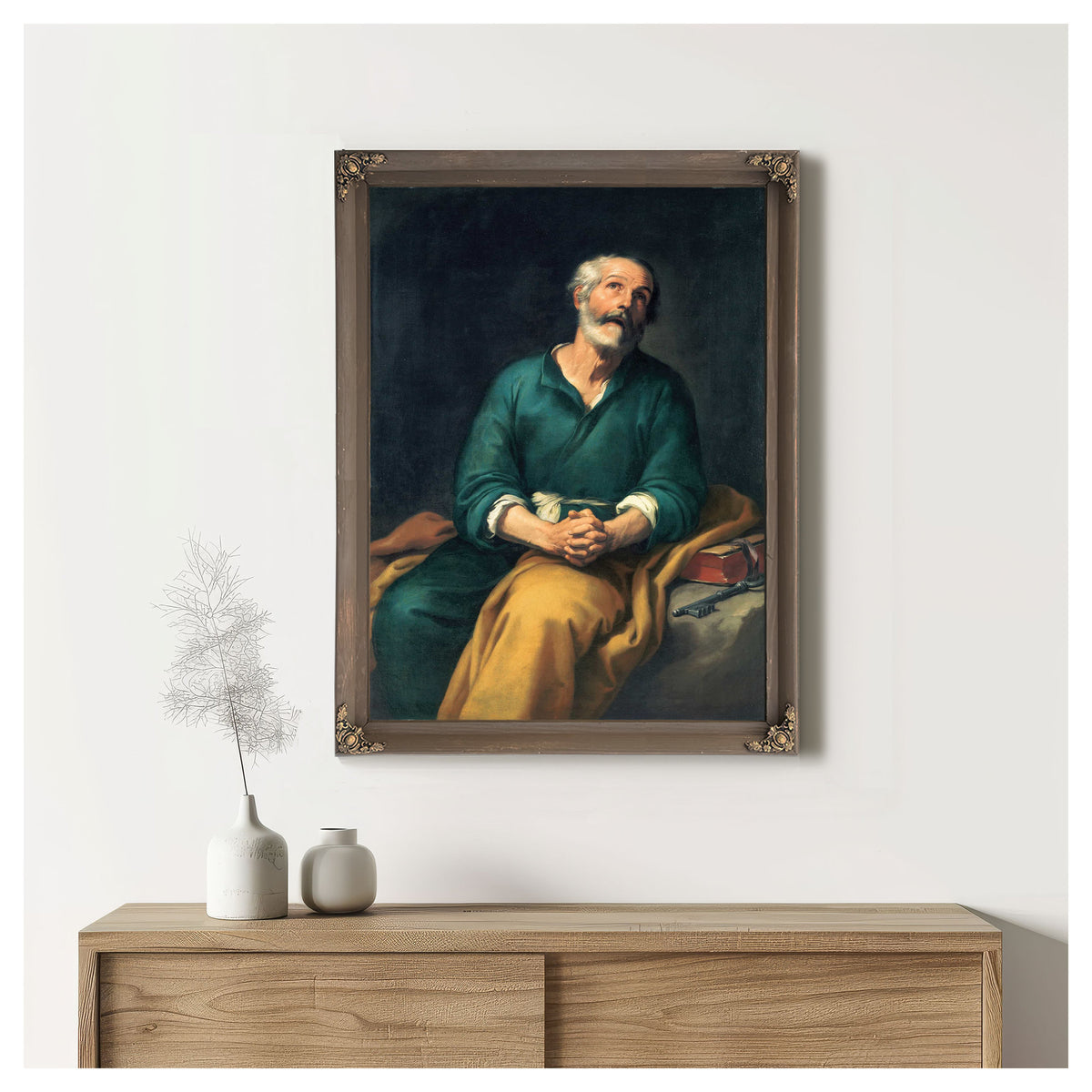 Saint Peter In Tears by Bartolome Esteban Murillo