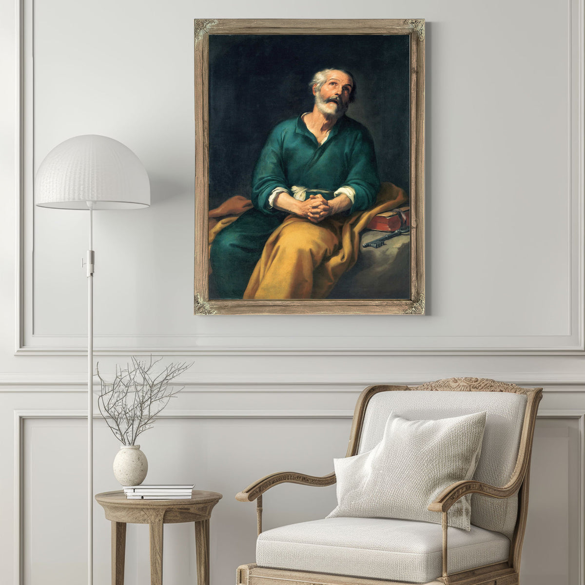 Saint Peter In Tears by Bartolome Esteban Murillo