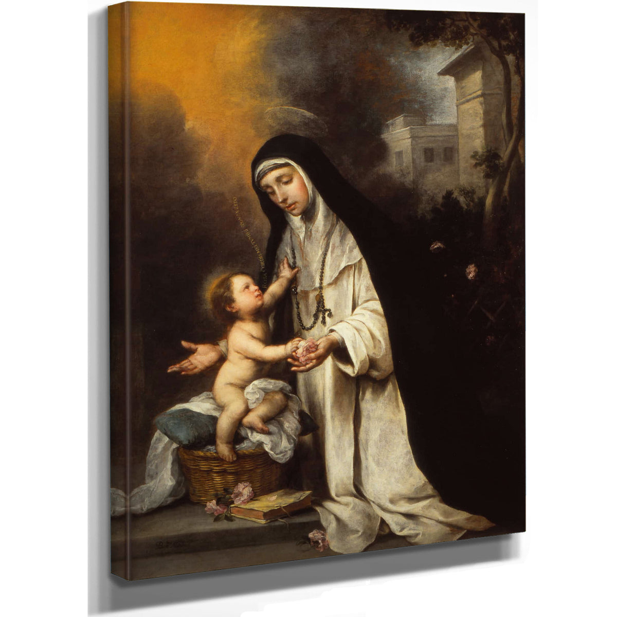 Saint Rose Of Lima by Bartolome Esteban Murillo