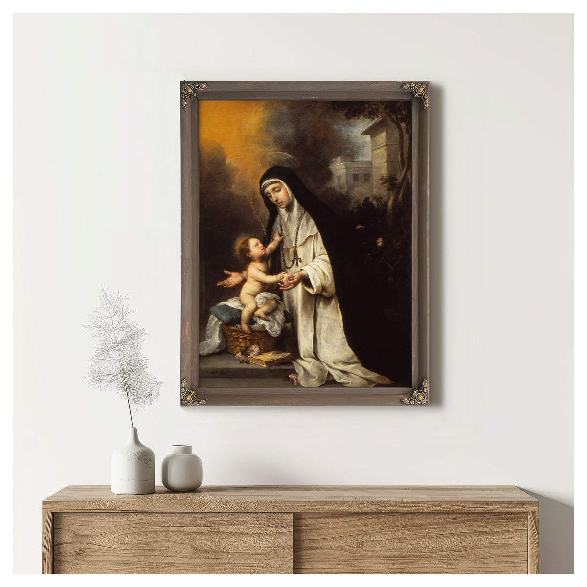 Saint Rose Of Lima by Bartolome Esteban Murillo